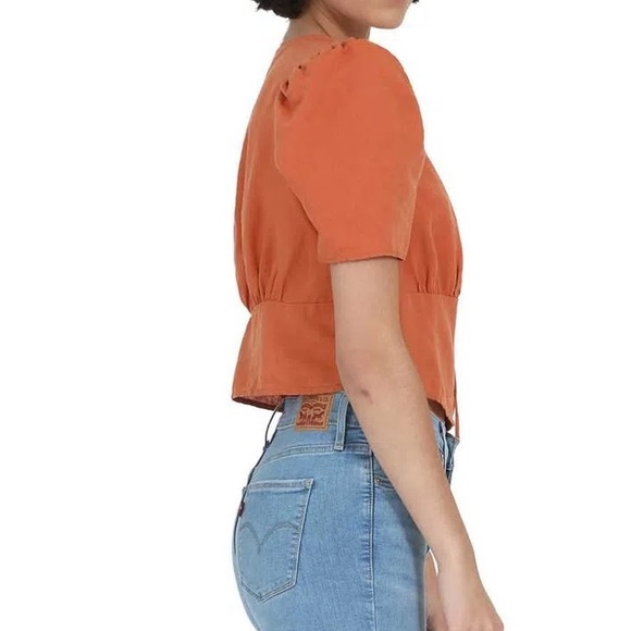 Levi’s Luisa Cropped Puff Sleeve - Picture 5 of 10